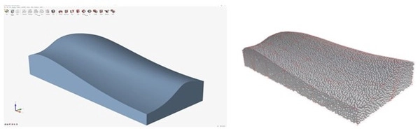10 Simcenter EDEM Capabilities Engineers Should Know 3 Simcenter EDEM volume packing showing a compacted particle bed generated inside a curved geometry